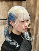 カフェアンドヘアサロン リバーブ(cafe&hair salon re:verb)&nbsp;三つ編み込みツインテール