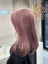 ソル 栄矢場町(SOL)&nbsp;切りっぱなしボブ/美髪/ピンクブラウン[栄駅/矢場町駅]