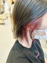 アッシュ 清瀬店(Ash)&nbsp;【イヤリングカラー】鮮やかレッドカラー　Ａｓｈ清瀬　大嶋