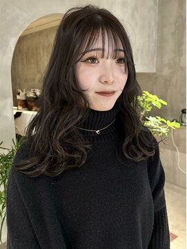 ハウ 心斎橋(how) ロング/顔周りレイヤー/レイヤーカット/艶カラー/トリートメント