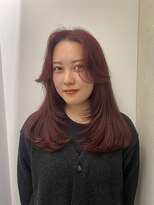 ゼスト パーク(ZEST PARK)&nbsp;ワインレッド×レイヤーカット