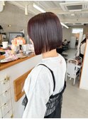 ピンクブラウン☆ボブ