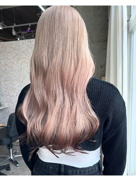 ラニヘアサロン(lani hair salon) ミルクティー＆裾カラー/デザインカラー/裾カラー