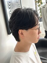 ラヴィズムバイフィフス(LUVISM by fifth) センターパート毛流れニュアンスパーマカルマパーマ/新潟駅