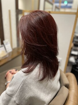 ルカリエ(LUCA:Rie) ミディアムウルフスタイル