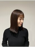 切りっぱなしボブ×ナノリペアストレート