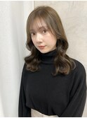 メルティカラーフェミニンロング似合わせカット