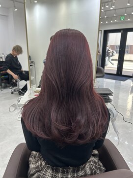 アイズ 横浜(IS) カシスピンク/ブリーチなし/横浜/髪質改善