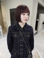 ヘアー アイス ルーチェ(HAIR ICI LUCE) ピンクブラウン/ピンクラベンダー/ミニボブ/大野