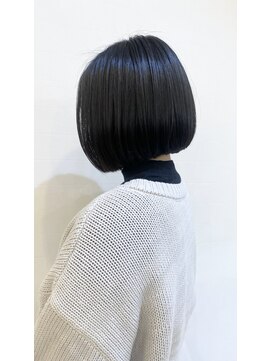 モリオ フロム ロンドン 成増店 【morio成増/一戸】黒髪ナチュラル艶ボブ