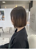 切りっぱなしボブ