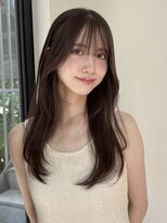 ローネス ギンザ(LONESS ginza)&nbsp;レイヤーカット/小顔カット/くすみベージュ/透明感カラー