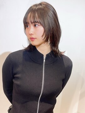 ブランロール 中目黒店(Blanl'or) 大人ガーリー/ダークアッシュ/似合わせカット/レイヤーカット