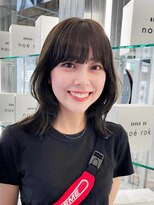 ノエロク 岐阜(noe rok) くびれヘア/シースルーグレー/岐阜