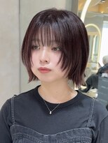ロンドリメゾン 原宿(Lond re Maison.) オリーブグレー/韓国レイヤーカット/マロンベージュ/小顔原宿23