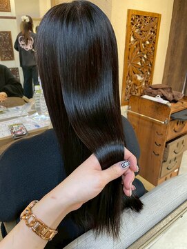 ヘアリゾート粋 ウナム 新宿東口店(enam) 髪質改善/艶髪/黒髪ロング