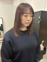 リンダ(LINDA)&nbsp;ハッシュカット/ピンクベージュ/春カラー[札幌美容室LINDA]