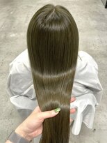 ヘアー アイス 御器所本店(HAIR ICI)&nbsp;春カラー♪♪赤み消しオリーブカラー髪質改善トリートメント