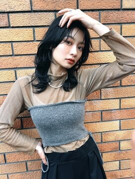 ケイト(kate) 【kate 大宮】　ブルーブラック×ハイレイヤースタイル