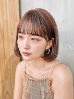 カリーナ(Carina)&nbsp;【小顔見え】韓国ボブ×シースルーバング