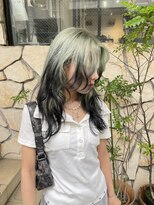 バックボッカー(BACK BOCKER) くすみグリーン×ブラック×レイヤー