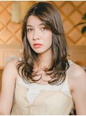 ワンカールパーマとレイヤー
