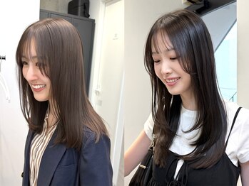 クーラアオヤマ(Cura Aoyama)の写真/【表参道5分/青山】貴方だけの薬剤選定で艶と潤いのナチュラルな縮毛矯正。直後から巻き髪を楽しめます！
