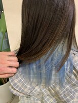 ロンド 表参道店(Lond)&nbsp;学生さんに大人気インナーカラーライトブルー＊ライトパープル＊