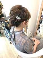 ロカット サロン(Roquat Salon)&nbsp;お呼ばれシニヨンヘアアレンジ【ヘアアレンジ/立川/成人式】
