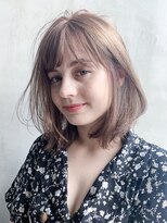 アルバム 銀座(ALBUM GINZA)&nbsp;ナチュラルカール_セシルカットココアブラウン_87789