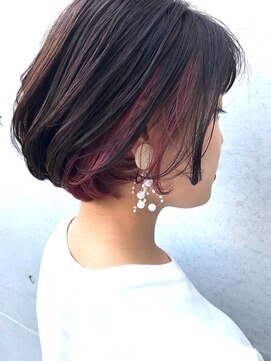 モリオ フロム ロンドン 成増店 【morio成増/玉井】インナーカラー ピンク ダブルカラー