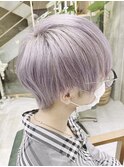 DAYSマッシュウルフスリークショートシルバーカラーケアブリーチ