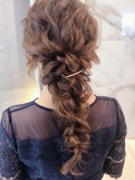 オーブ ヘアー スカイ 錦糸町店(AUBE HAIR sky) 【AUBE HAIR】編みおろしヘア