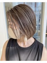 ルーフ 町田店(LUFE)&nbsp;グレージュハイライトbob