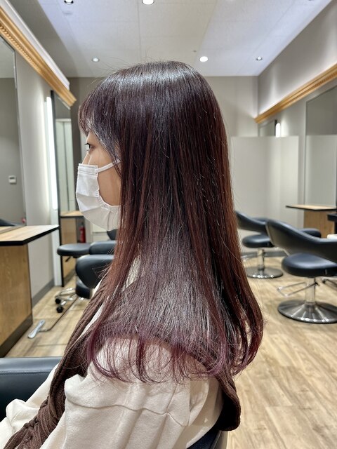 TOKIO　裾カラー×ピンクブラウン