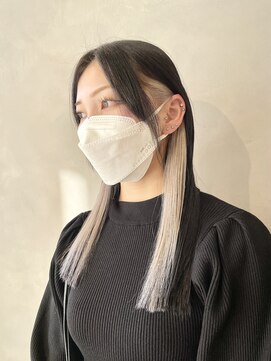 エイト ヘアサロン 渋谷本店(EIGHT) ホワイトイヤリングカラー