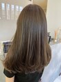リコ ヘアアンドリラクゼーション(LICO HAIR&RELAXATION) オリーブベージュカラーにローレイヤースタイル