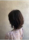 30代40代50代大人かわいいミディアムウルフ 登戸