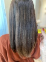 アンド ラ ブランシュ(&.La Blanche)&nbsp;ロングヘア/グレージュカラー/ココアベージュ//大宮/髪質改善