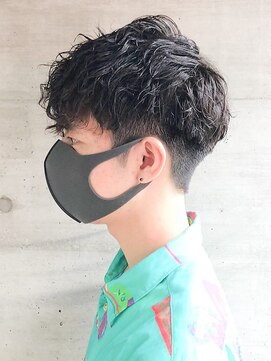 ユキオ(Yukio) 10代20代韓流☆ツイストパーマショートマッシュアッシュブラウン