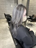 アンダーバーホワイト 鳳店(_WHITE)&nbsp;☆ホワイトグレー × ハイライト☆