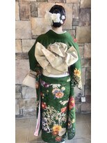 ドゥーク(dowku) 成人式華やか大人可愛い黒髪10代20代髪飾り着付け