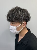 【ツイストスパイラルパーマ】ツーブロック/刈り上げマッシュ