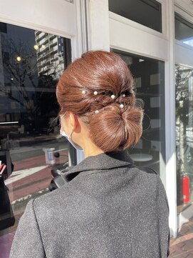 ブレス 東戸塚(bless hair & spa) 綺麗めシニヨン