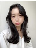 韓国風ロングレイヤーカット♪