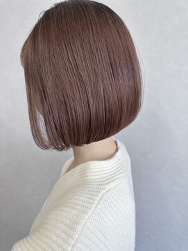 ルアナ(Luana) ピンクブラウン＊前下がりボブ