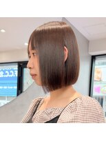 ロンドポレール 北千住(Lond polaire)&nbsp;シアカラー×セミディ×ダークアッシュ×姫カット