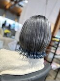切りっぱなしボブ
