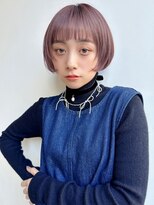 セイドット オモテサンドウ(Say. omotesando)&nbsp;say. ニュアンスカラー アースカラー レイヤーボブ ぱっつん前髪