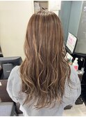 白髪ぼかしハイライト